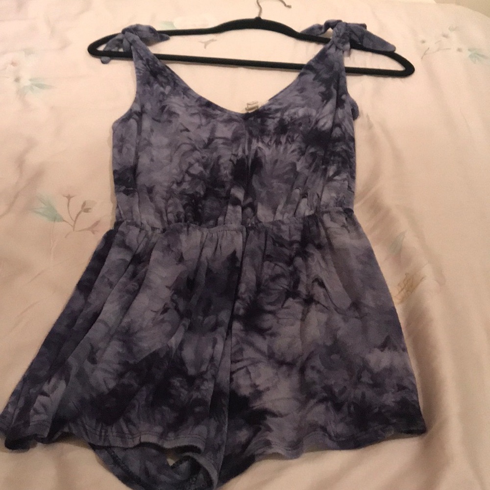 blue romper